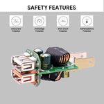 Adattatore USB doppia porta QC3.0 per auto 5V 2.4A