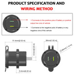 Adattatore USB doppia porta QC3.0 per auto 5V 2.4A