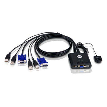 2-Port USB VGA KVM Switch