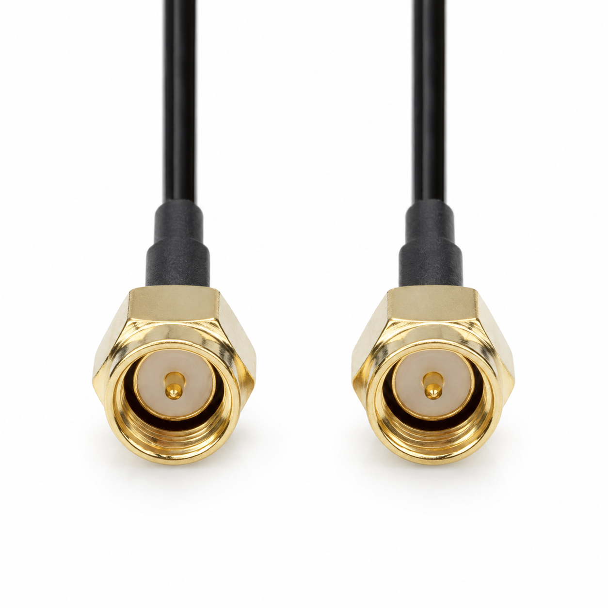 Cavo Antenna Coassiale Nedis SMA Maschio-Maschio RG174 50 Ohm 2m  CSGL02000BK20  5412810425372 ND2962