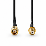 Cavo Antenna Coassiale Nedis SMA Maschio-Femmina RG174 50 Ohm 2 m 5412810425426 CSGL02010BK20 ND1311