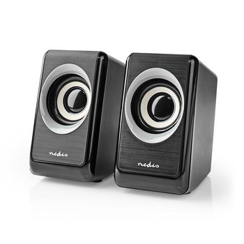 PC Speaker | 2.0 | 18W | 3.5mm Male | USB Powered | Volume control | Connection output