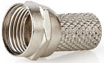 Connettore F - Maschio - Per Cavi Coassiali da 7,4 mm - 25 pezzi - Metallo