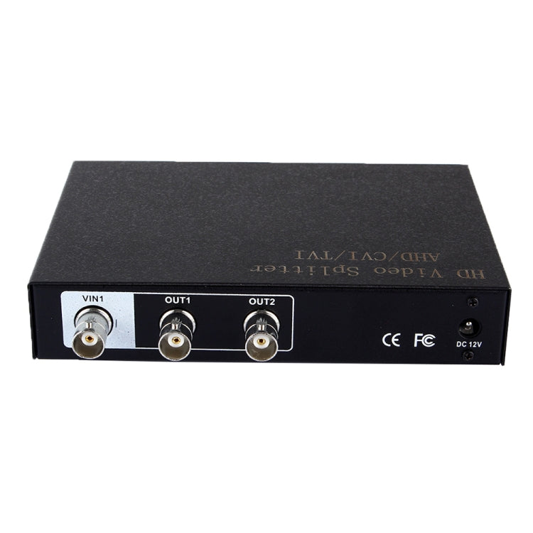 Splitter di segnale video coassiale AHD / CVI / TVI 1 in 2, 1 into 2
