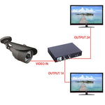 Splitter di segnale video coassiale AHD / CVI / TVI 1 in 2, 1 into 2