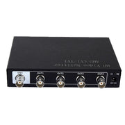 Splitter di segnale video coassiale AHD / CVI / TVI 1 in 4, 1 into 4