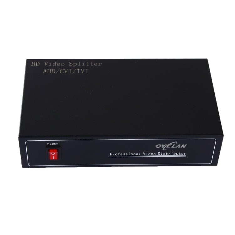 Splitter di segnale video coassiale AHD / CVI / TVI 4 in 8, 4 into 8