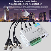 HD204A-F Video balun passivo HD-CVI/TVI/AHD CCTV 4CH UTP, HD204A-F