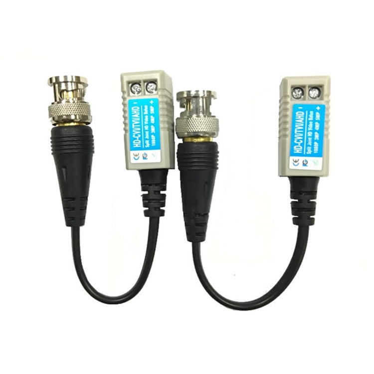 2 PCS Anpwoo 100C Versione di aggiornamento Vite coassiale HD-CVI/AHD/CVI 1CH Ricetrasmettitore passivo Video Balun, HD-CVI/AHD/CVI 1CH