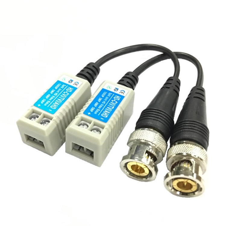 2 PCS Anpwoo 100C Versione di aggiornamento Vite coassiale HD-CVI/AHD/CVI 1CH Ricetrasmettitore passivo Video Balun, HD-CVI/AHD/CVI 1CH