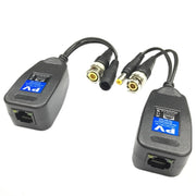 2 PC Anpwoo 205PV 2 in 1 Alimentazione + Video Balun Ricetrasmettitore ritorto passivo HD-CVI/AHD/CVI, 205PV