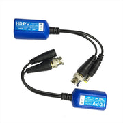 2 PC Anpwoo 215PV 2 in 1 Alimentazione + Video Balun Ricetrasmettitore ritorto passivo HD-CVI/AHD/CVI, Twisted Transceiver