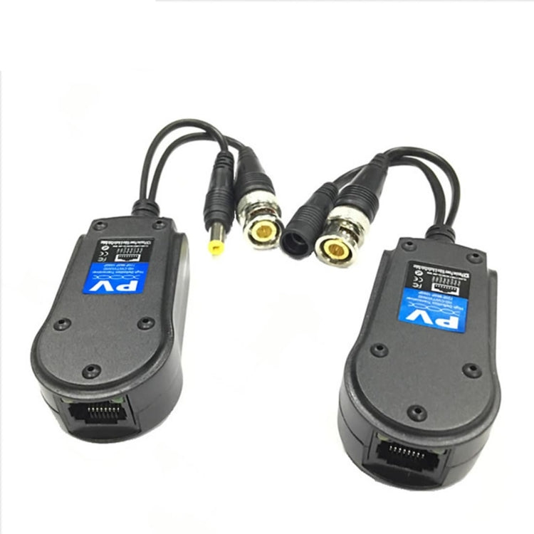 2 PC Anpwoo 230PV giuntabile 2 in 1 Alimentazione + Video Balun Ricetrasmettitore ritorto passivo HD-CVI/AHD/TVI, HD-CVI/AHD/TVI