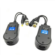 2 PC Anpwoo 230PV giuntabile 2 in 1 Alimentazione + Video Balun Ricetrasmettitore ritorto passivo HD-CVI/AHD/TVI, HD-CVI/AHD/TVI