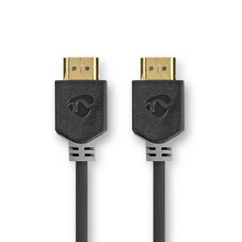 Ultra High Speed ​​HDMI™ Cable | HDMI™ Connector | HDMI™ Connector | 8K@60Hz | 48Gbps | 2.00 m | Round | 6.5mm | Anthracite | Box