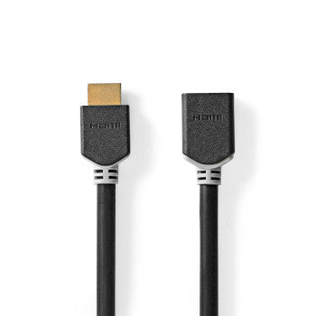 High Speed HDMI™ Cable with Ethernet | HDMI™ Connector | HDMI™ Output | 8K@60Hz | eARC | 48 Gbps | 2.00 m | Round | PVC | Anthracite | Box