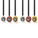 Cavo Video Composito 3x RCA maschio - 3x RCA maschio 2.0 m Nero 5412810280209 541281028020  CVGP24300BK20 ND2505