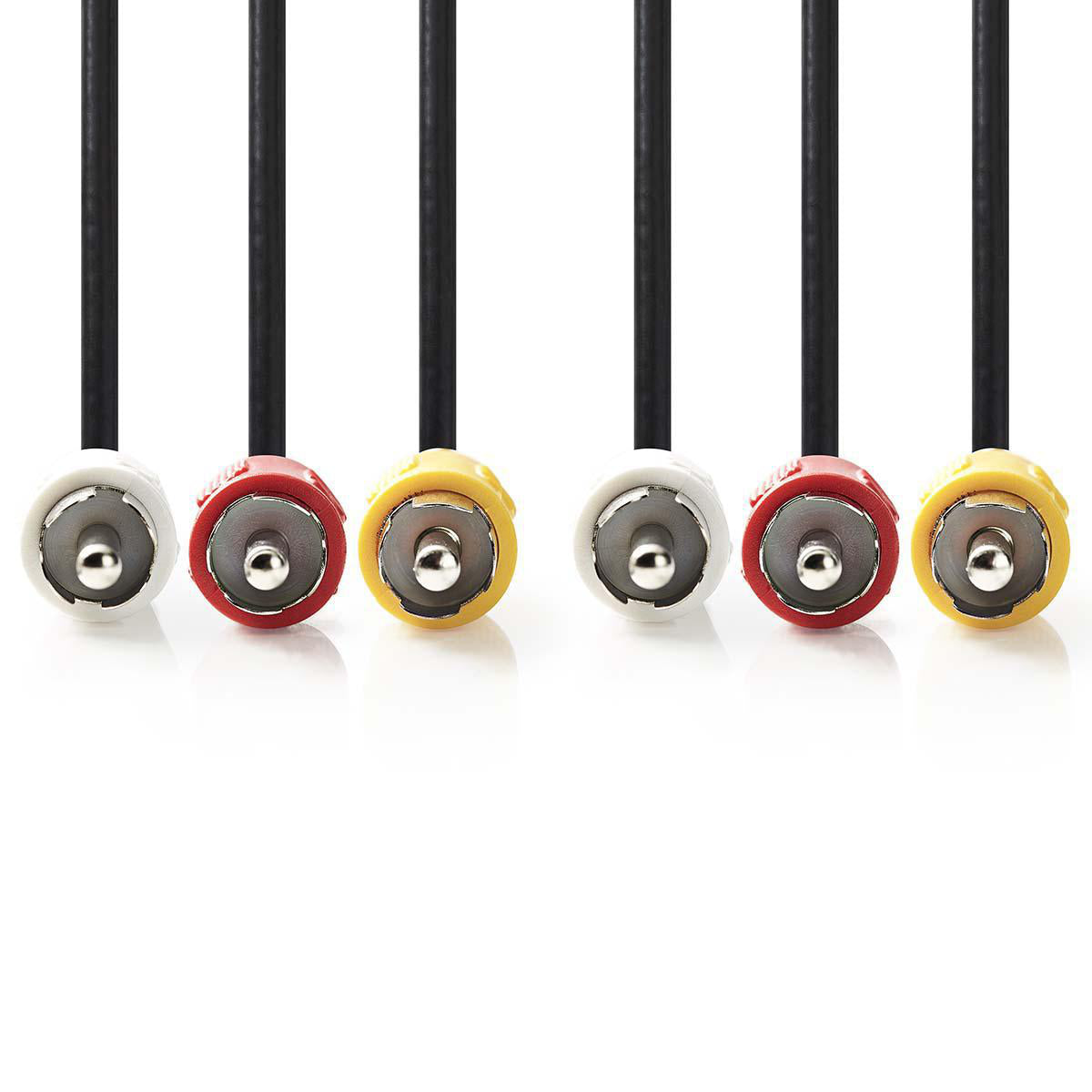 Cavo Video Composito 3x RCA maschio - 3x RCA maschio 2.0 m Nero 5412810280209 541281028020  CVGP24300BK20 ND2505