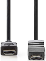 Cavo HDMI ad alta velocità con Ethernet Connettore ruotabile 4K@30Hz 10.2 Gbps 1.50m CVGP34290BK15 5412810264674 WB1117