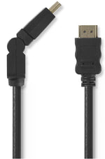 Cavo HDMI ad alta velocità con Ethernet Connettore ruotabile 4K@30Hz 10.2 Gbps 1.50m