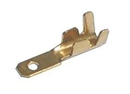 Connettore Faston maschio non isolato 4,8 mm per cavi 0,3–1,0 mm confezione da 100 B8034