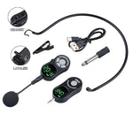 Microfono Wireless 2in1  ad archetto/Lavalier TTD-820 MIC046 a cravatta