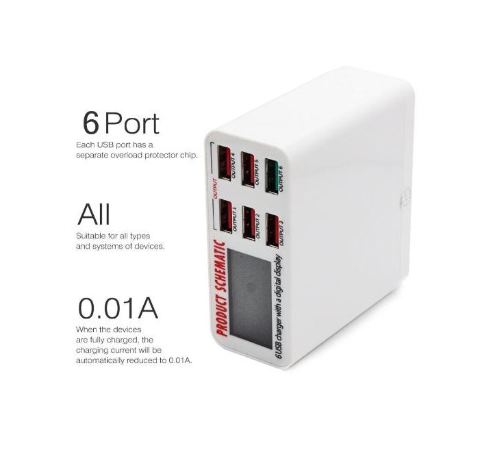 Caricabatteria veloce USB 3.0 da tavolo MOB1352
