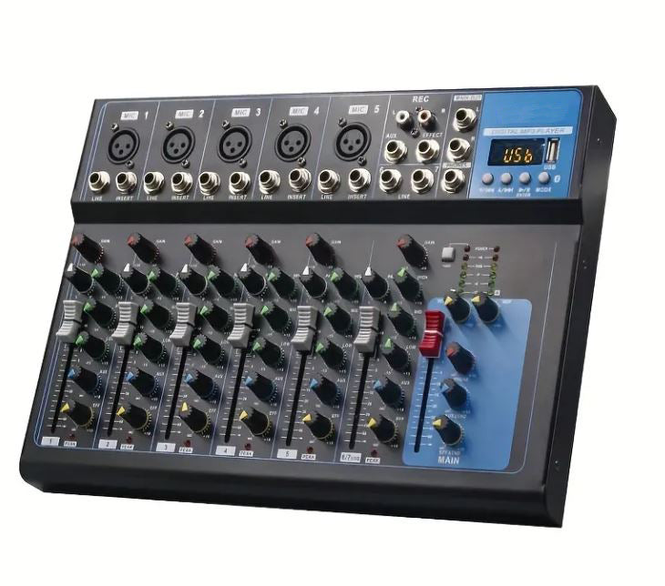 Mixer professionale 7 canali con Bluetooth/USB E9170