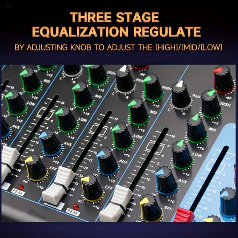 Mixer professionale 7 canali con Bluetooth/USB E9170