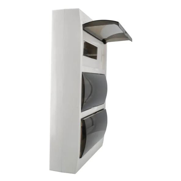 Centralino da parete 45 moduli con porta trasparente E9360 TSM-M45W 053323555889