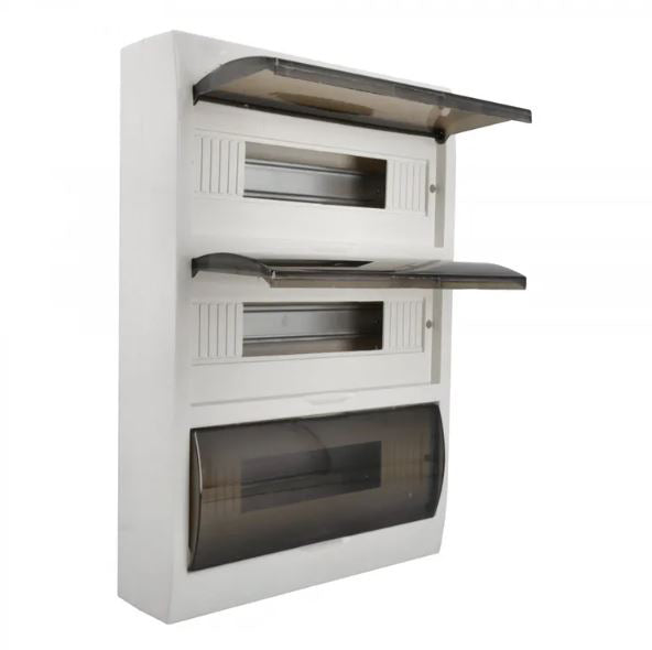 Centralino da parete 45 moduli con porta trasparente E9360 TSM-M45W 053323555889