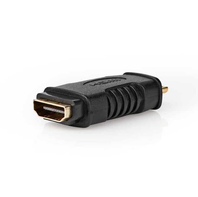 Adattatore HDMI Mini a HDMI con Contatti Placcati Oro CVGB34906BK 5412810289950Adattatore HDMI Mini a HDMI con Contatti Placcati Oro CVGB34906BK 5412810289950