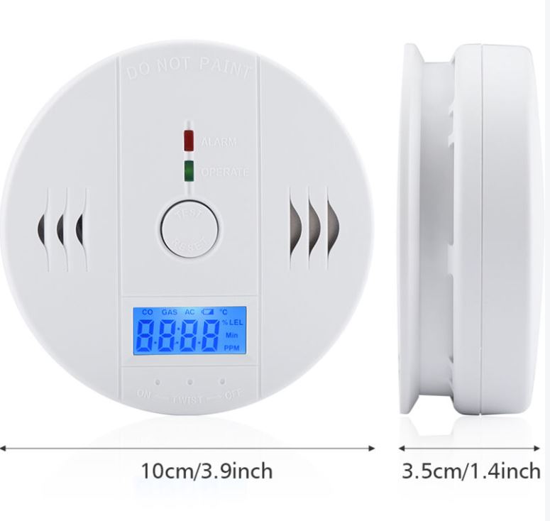 Rilevatore con allarme di monossido di carbonio a batterie WB828 8053323556268