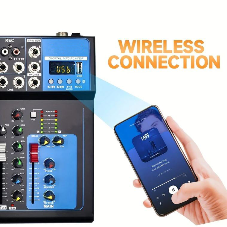 Mixer professionale 7 canali con Bluetooth/USB E9170