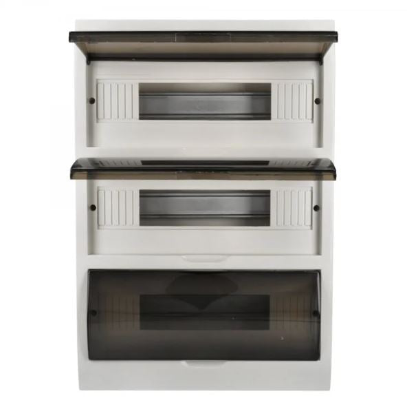 Centralino da parete 45 moduli con porta trasparente E9360 TSM-M45W 053323555889