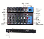 Mixer professionale 7 canali con Bluetooth/USB E9170