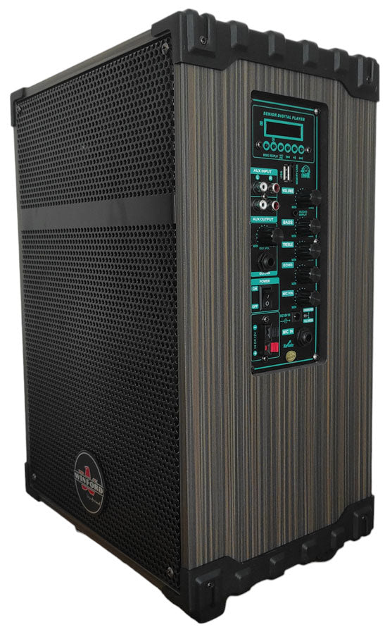Cassa acustica portatile ricaricabile trolley 10" 80W Bluetooth/SD/USB D-10