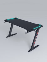 Scrivania da gaming 120x60x74 con luci RGB
