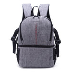 Borsa per fotocamera imbottita antiurto con tracolla in nylon impermeabile multifunzionale per fotocamere DSLR Nikon Canon