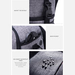 Borsa per fotocamera imbottita antiurto con tracolla in nylon impermeabile multifunzionale per fotocamere DSLR Nikon Canon