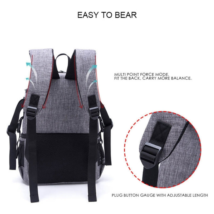 Borsa per fotocamera imbottita antiurto con tracolla in nylon impermeabile multifunzionale per fotocamere DSLR Nikon Canon