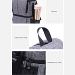 Borsa per fotocamera imbottita antiurto con tracolla in nylon impermeabile multifunzionale per fotocamere DSLR Nikon Canon