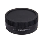 JUNESTAR Profesional 37mm 12.5X Macro Lens Filter + Copriobiettivo protettivo per GoPro e Xiaomi Xiaoyi Yi Sport Action Camera, 12.5X Macro Lens