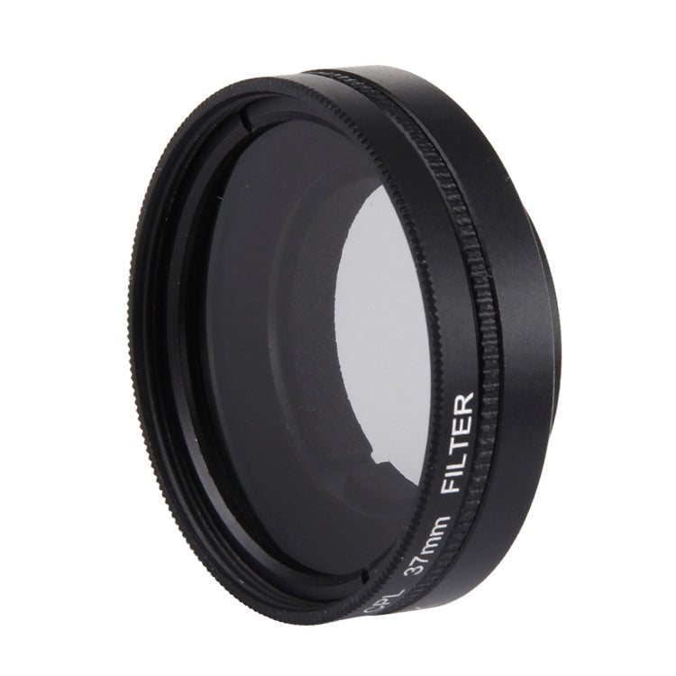 JUNESTAR per Xiaomi Xiaoyi Yi II 4K Sport Action Camera Professional 37mm CPL Filtro + Copriobiettivo protettivo, CPL Filter+Lens Cap