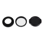 JUNESTAR per Xiaomi Xiaoyi Yi II 4K Sport Action Camera Professional 37mm CPL Filtro + Copriobiettivo protettivo, CPL Filter+Lens Cap