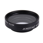 JUNESTAR per Xiaomi Xiaoyi Yi II 4K Sport Action Camera Professionale 37mm Filtro UV + Copriobiettivo protettivo, UV Filter+Lens Cap