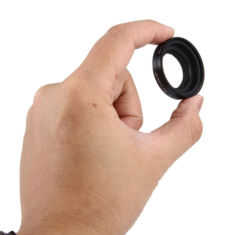 JUNESTAR per Xiaomi Xiaoyi Yi II 4K Sport Action Camera Professionale 37mm Filtro UV + Copriobiettivo protettivo, UV Filter+Lens Cap