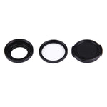 JUNESTAR per Xiaomi Xiaoyi Yi II 4K Sport Action Camera Professionale 37mm Filtro UV + Copriobiettivo protettivo, UV Filter+Lens Cap