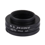 JUNESTAR per Xiaomi Xiaoyi Yi II 4K Sport Action Camera Professionale 37mm Filtro UV + Copriobiettivo protettivo, UV Filter+Lens Cap