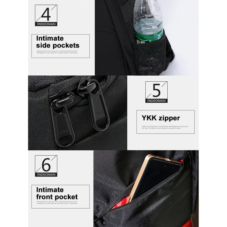 INDEPMAN DL-B012 Borsa fotografica zaino portatile per sport all'aria aperta per GoPro, SJCAM, Nikon, Canon, Xiaomi Xiaoyi YI, dimensioni: 27,5 * 12,5 * 34 cm